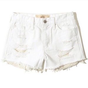 Hollister High Rise Hollister Denim Lac Pocket Shorts